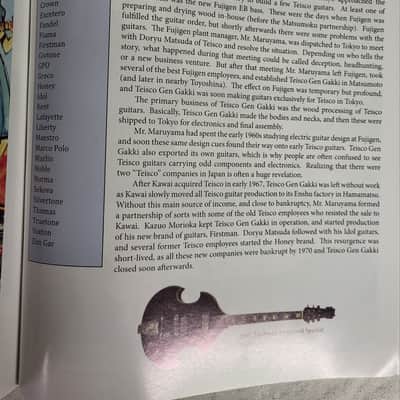 Vintage RARE 1962 Teisco Gen Gakki Audition Gold Foil Pickup Electric Guitar Pro Setup New Strings Original Soft Shell Case 1962 image 12
