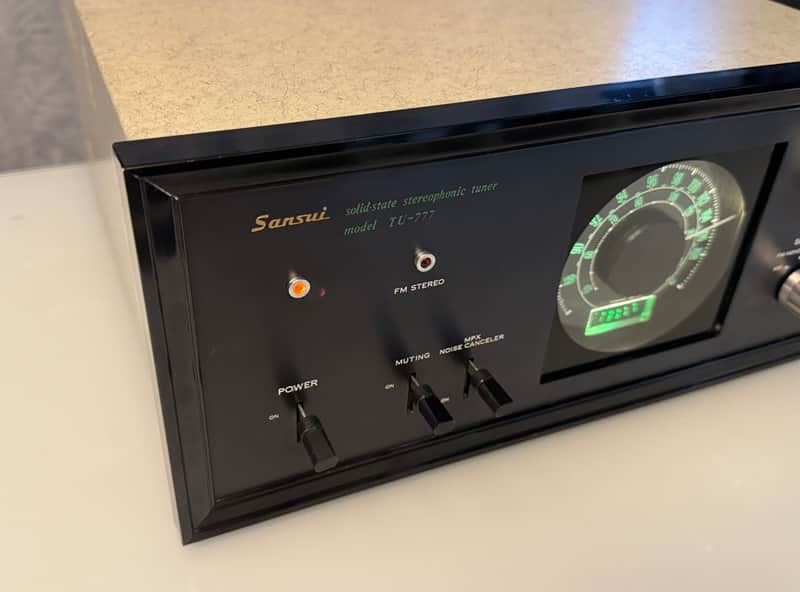 Vintage Rare Sansui TU-777 AM/FM Solid State Tuner - Serviced +