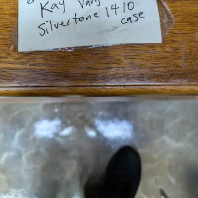 Kay Vanguard Silvertone 1410 Vintage OEM Chipboard Guitar Case image 8