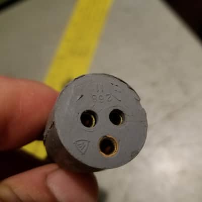 Cornish Monroe Rare 268 11 grounded power cord early LL 14305 l-11651-w br-2902 1960s - Gray rubber image 7