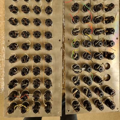 Vintage patchbay, big tuchell '70 - 4 boards, patches image 4