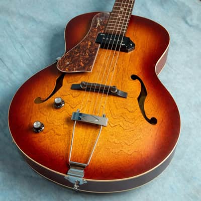 Godin 5th Avenue Kingpin P90 Left-Handed Cognac Burst 2026 Hollowbody Electric Guitar No Bag/Case image 1