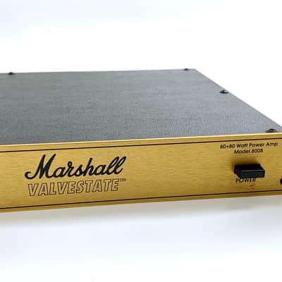 Marshall Valvestate Model 8008 80+80-Watt Guitar Power Amplifier 1998 - 2001 - Gold image 3