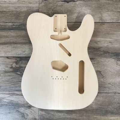 Made to Order - FRANCHIN Raw Mars guitar body without finish Basswood Poplar SS SH Right-hand Left-hand Lefty Telecaster-Tele-T-Style Made in Italy image 3
