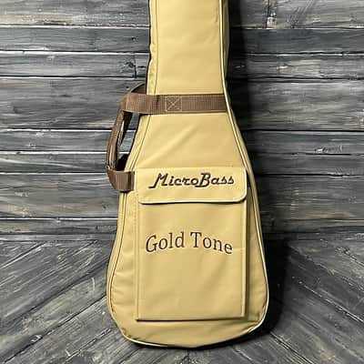 Gold Tone Left Handed M-Bass 23 Inch Scale Short Scale Acoustic Electric Micro Bass image 7