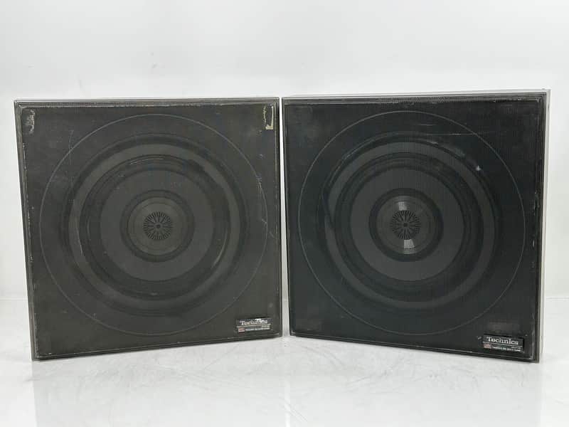 2x Technics SB-R100 High-End Honeycomb Disc Loudspeaker Speaker image 1