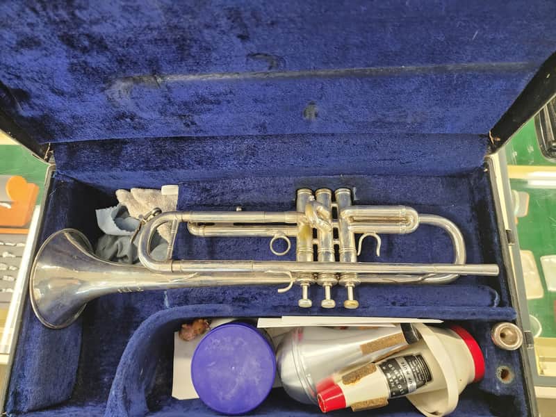 E-Benge Resno-Tempered Bell 3 Los Angeles Trumpet Silver Plated image 1