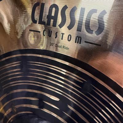 Meinl 20" Classics Custom Dual Ride Cymbal 2021 - Present - Dark / Traditional image 2