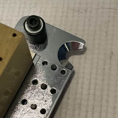 2000's Schaller Made in Germany Chrome Original Floyd Rose Tremolo Bridge & Arm Set, Brass Block image 15