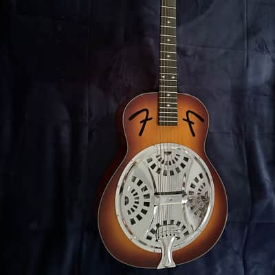 Fender FR-50 Spruce/Mahogany Resonator 2010s - Sunburst image 3