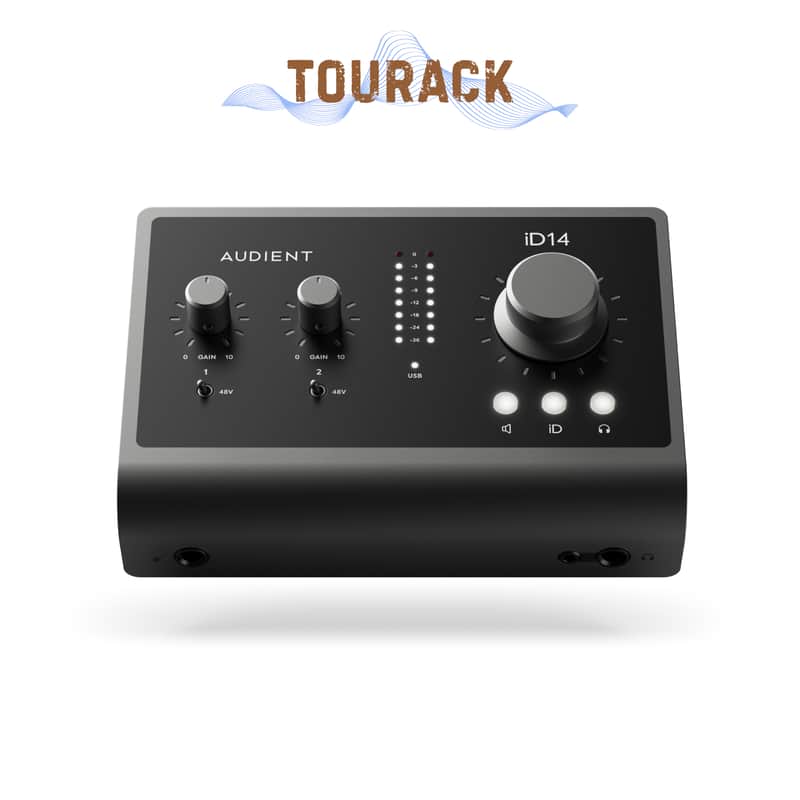 Audient iD14 MKII Desktop 10x6 USB Type-C Audio Interface | TOURACK image 1