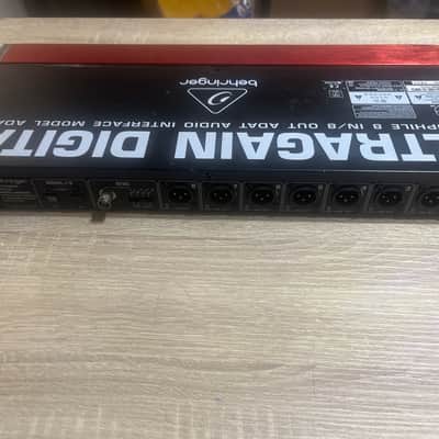 Behringer Ultragain Digital ADA8200 8-Channel Mic Preamp with AD/DA Converter 2013 - Present - Black / Red image 3