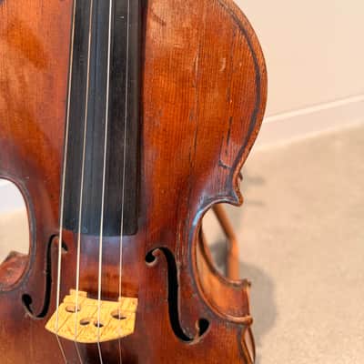 19th C. Antique 4/4 German Violin (after Montagnana) – Serviced by Adolf Paulus / Ludwig Bausch & Sohn, Leipzig⁠ image 3