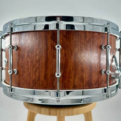 AZ Custom Drums Bubinga Stave 6.5x14 Snare Drum 2008 image 9