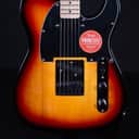 Squier Affinity Series Telecaster, Maple FB, Black Pickguard, 3-Color Sunburst