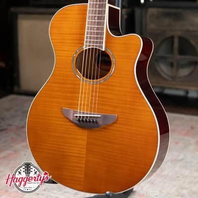 Yamaha APX-6SA Red and Mahogany | Reverb