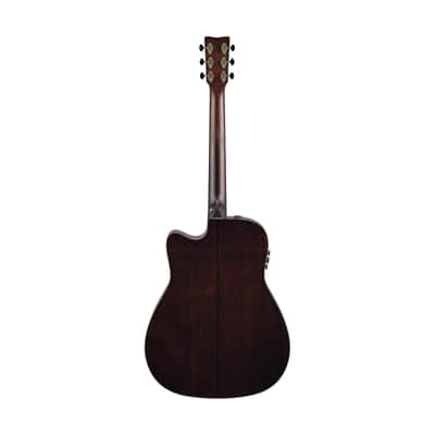 Yamaha TAG3 C TransAcoustic Dreadnought Acoustic-electric Guitar - Sand Burst image 2