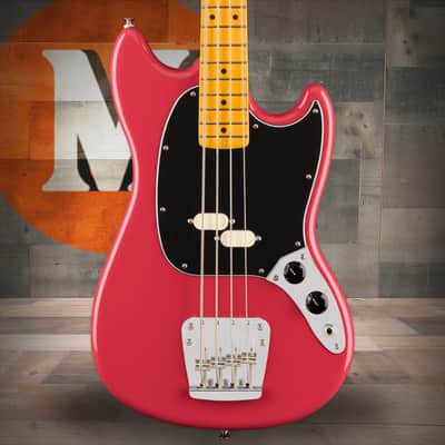 Fender Japan MB98-75SD Competition Mustang Bass 2002 Torino Red