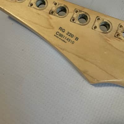 2000 Korean Ibanez RG220B Wizard II 24 Fret AANJ Guitar Neck Floyd Ready image 19