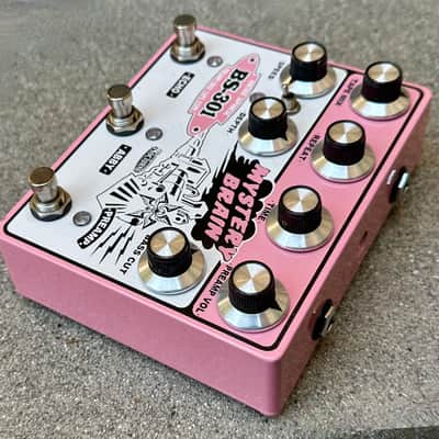 Nocturne Mystery Brain BS-301 Echo/Reverb/Echoplex Preamp Pink Effects Pedal image 2