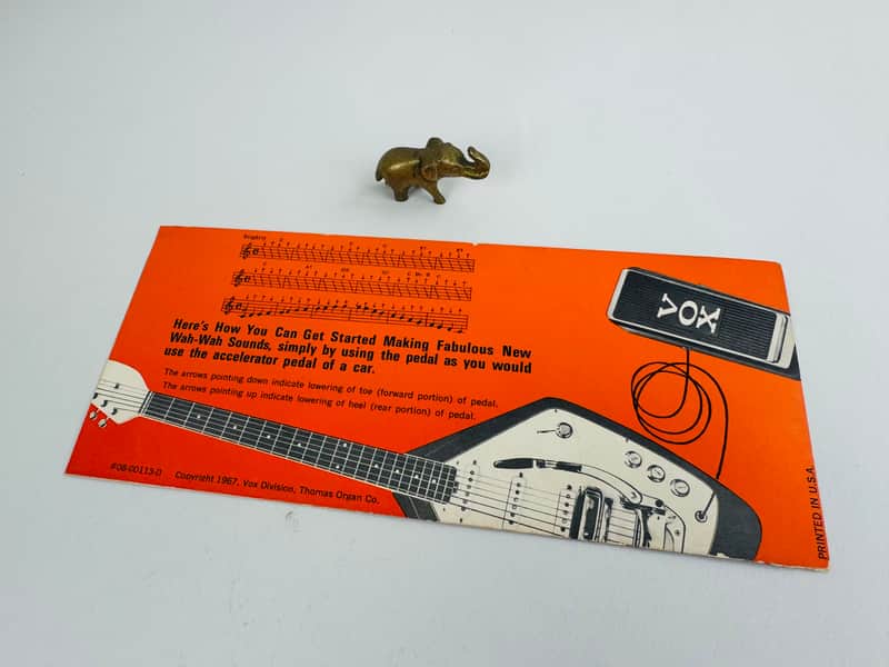 Vox Wah-Wah Foldout Brochure 1967 image 1