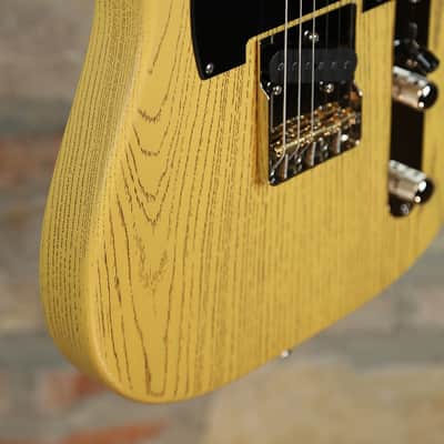 TOM ANDERSON T-Icon SS - Swamp Ash Body & Caramel Maple Neck - Satin Organic Grain Butterscotch image 10