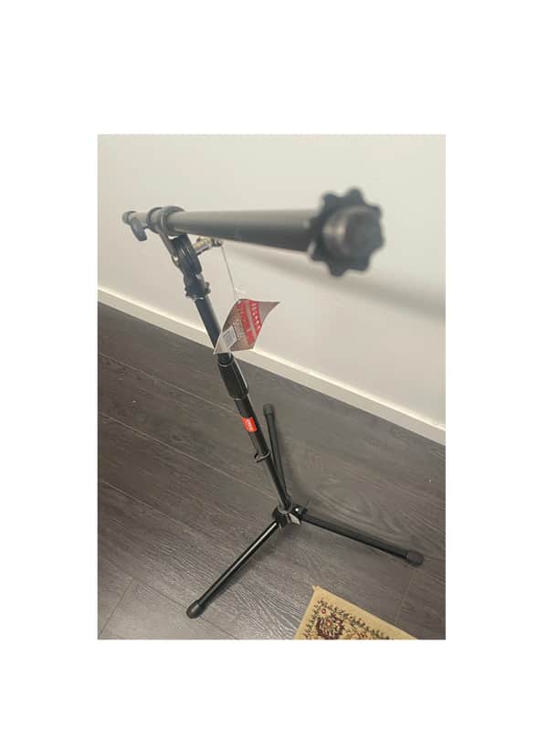 Stageline Stageline Black Tubular Steel Tripod MS205B MIC STAND WITH BOOM - Black Steel image 1