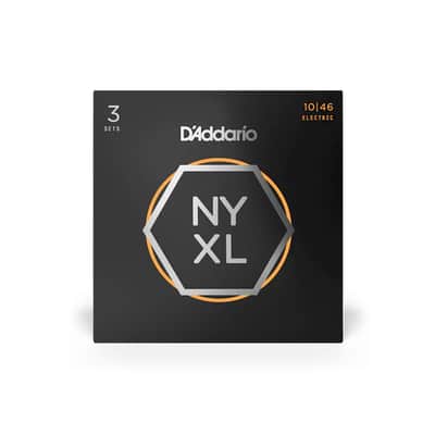D'Addario NYXL1046-3P Regular Light Electric Guitar Strings 3-Pack image 2