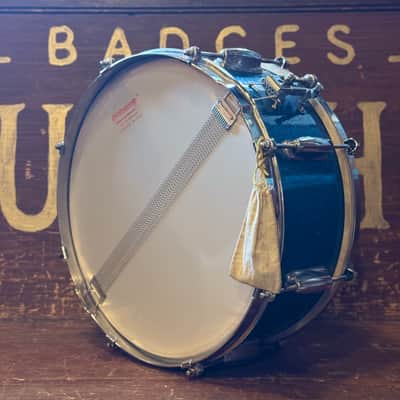 VINTAGE 1950's Slingerland JR Outfit in Blue Sparkle - 12x22, 8x12, 5.5x14 image 20