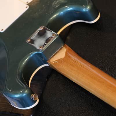 Unplayed! 2021 Fender Custom Shop Stratocaster HST Electric Guitar Aged Sherwood Metallic Relic + COA OHSC image 21