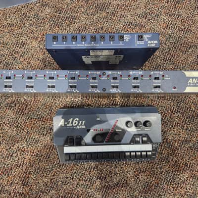 Aviom AN 16i Input Module and 8x A16 II Personal Mixers 2010 - Blue image 1
