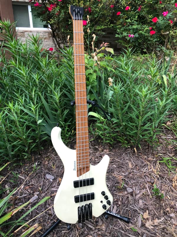 Ibanez EHB1000-PWM Bass Workshop 2020 - Present - Pearl White Matte image 1