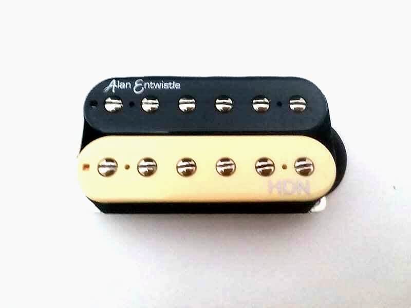 Alan Entwistle HDN Electric Guitar Neck Pickup - Zebra - Free USA Shipping image 1