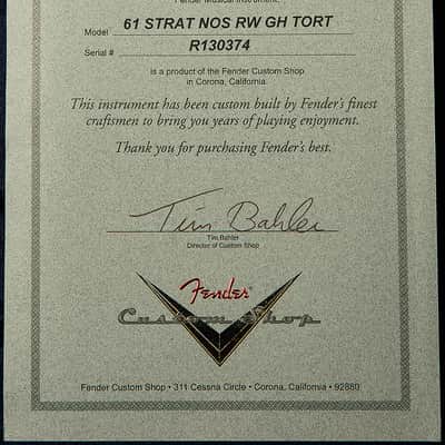 Fender Custom Shop Wildwood 10 1961 Stratocaster – NOS image 6