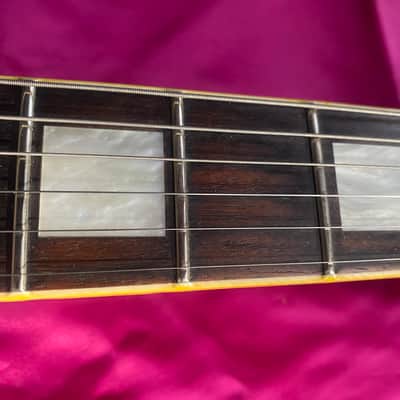 Mavis Tokai Les Paul Custom LC 1985 - GLOSS BLACK - w/Vintage GIBSON Brown Hardshell Case image 9