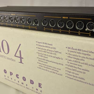 Opcode Studio 4 MIDI & SMPTE Interface (1992) image 16