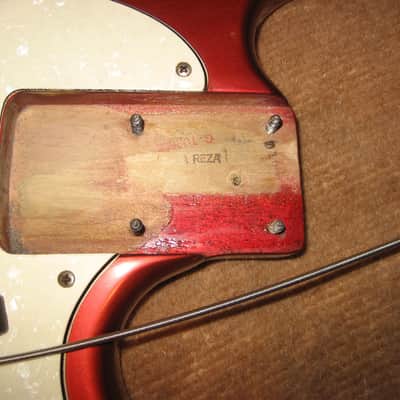 Fender Mustang competition 1971 - candy apple red image 8