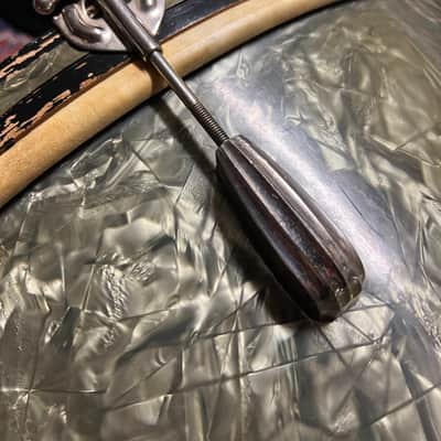 Slingerland Radio King 1948 - Faded Black Marine Pearl image 6