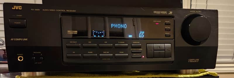 JVC JVC RX-668V ivintage audio/video control stereo receiver 1998 - Black image 1