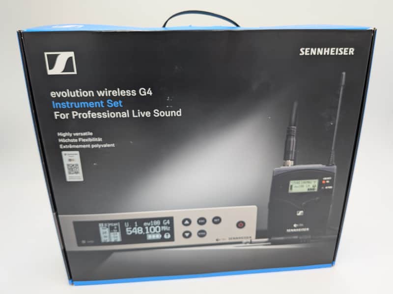NEW Sennheiser EW 100 G4-Ci 1-A1 Wireless Bodypack Instrument System No. 509648 image 1