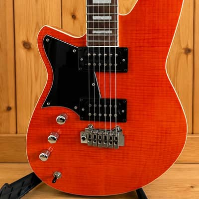 Lefty Bayonet RA(Railhammer) FM (Flame Maple) in Rock Orange image 3