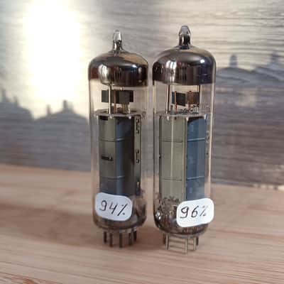 Very rare 1959 1962 PHILIPS MINIWATT AMPEREX  el84 6bq5 matched pair rx3 rx4 made in Austria great Mullard alternative for  Vox ac15 Marshall Echolette image 2