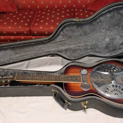 Gold Tone Reso Guitar with Knee Levers image 1
