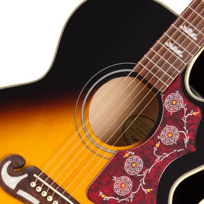 Epiphone J-200 Studio EC Vintage Sunburst - Acoustic Guitar image 5
