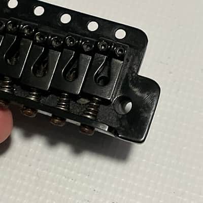 1980's Charvel Jackson Model 1 Black Gotoh G105 6 Post Tremolo Bridge image 11