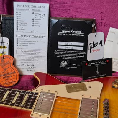 Gibson Custom Shop 1958 Les Paul Standard Reissue R8 2014 - Cherry Sunburst ☆VIDEO☆ image 19