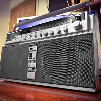 SANYO M-X650LU 🌈RaRe🌈 Vintage Stereo Cassette Recorder image 3
