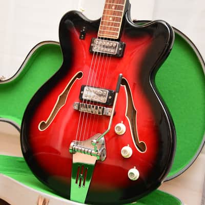 Höfner 4600 verythin – 1965 german vintage thinline archtop guitar image 1