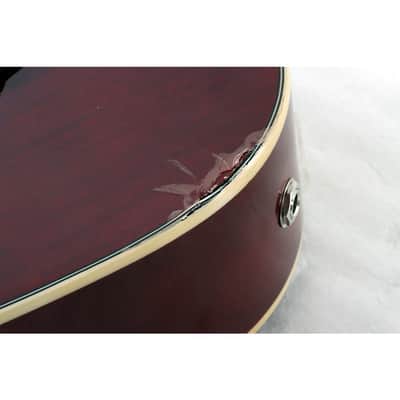 Luna Flora Concert Ukulele Regular Transparent Purple Flame Maple image 5