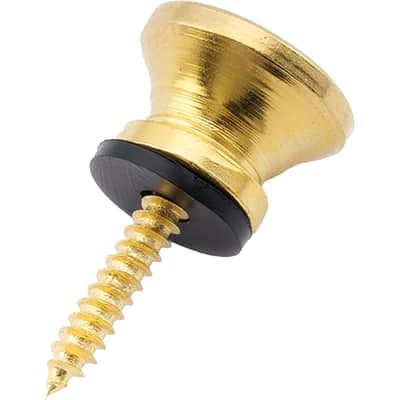 Two Gold End Pins Acoustic Electric Guitar Strap Buttons 14mm image 4